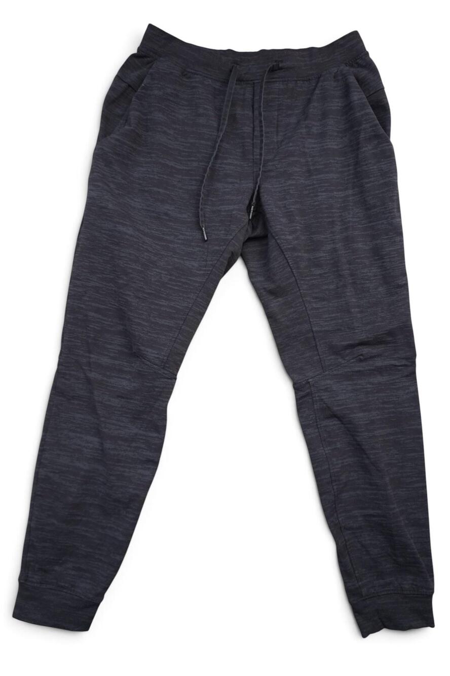 Lululemon Soft Jersey Tapered Jogger Pants Men's Medium Heathered Gray Blue Gym